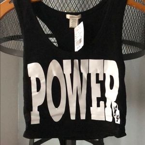 Black and white Power top